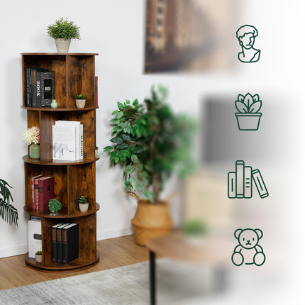 Tour de livres rotative