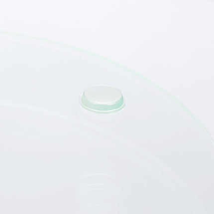 Plat à gâteau rotatif en verre