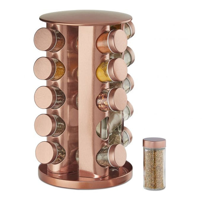 Étagère à épices rotative avec 20 pots à épices