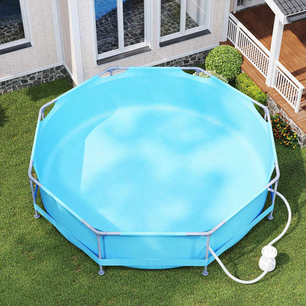 Rundes Aufstellbecken 3m x 76cm mit Filterpumpe