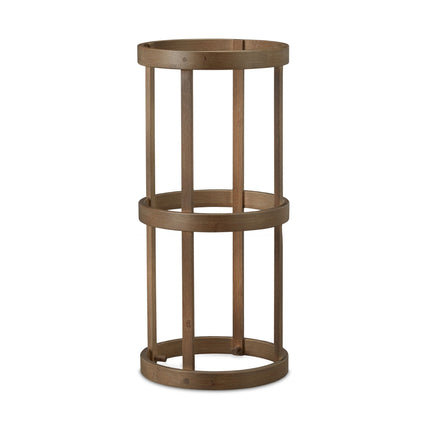 Porte-parapluie rond en bambou