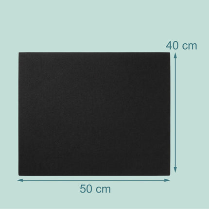 Runde EVA-Schaum-Poolmatte, 2 m Durchmesser, Schwarz