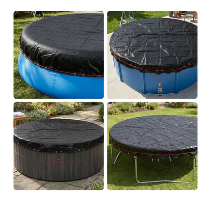 Round Pool Cover, UV-Resistant, 366 cm