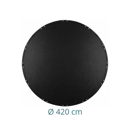 Runde Poolabdeckung, UV-beständiges PE, 420–720 cm