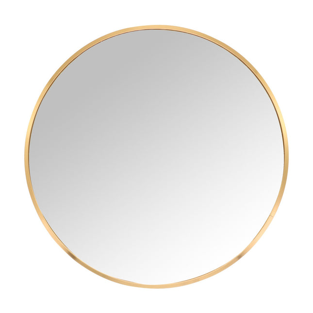 Miroir mural rond - Cadre en métal, décoratif, polyvalent
