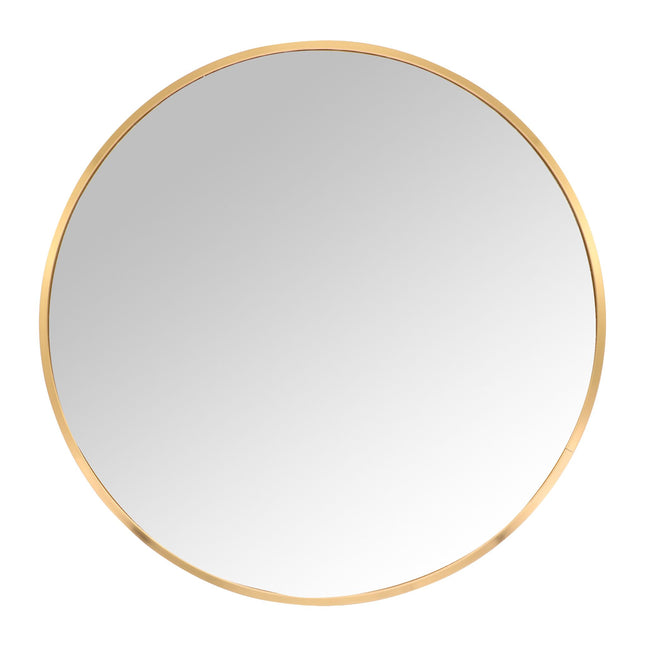 Miroir mural rond à cadre métallique - Décoratif et fonctionnel