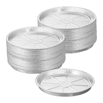 Plateaux ronds en aluminium par lot de 100 pièces
