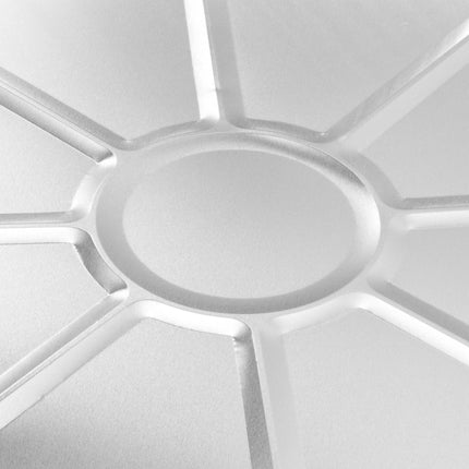 Plateaux ronds en aluminium par lot de 100 pièces