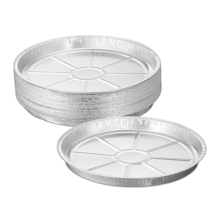 Runde Aluminiumschalen im 25er-Set