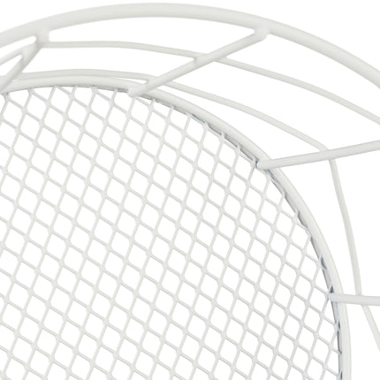 Panier rond en fil métallique