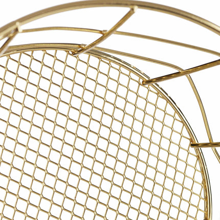 Panier rond en fil métallique