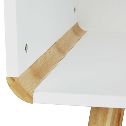 Sideboard mit abgerundeten Kanten und Stauraum, nordisches Design