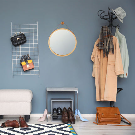 Miroir rond avec sangle