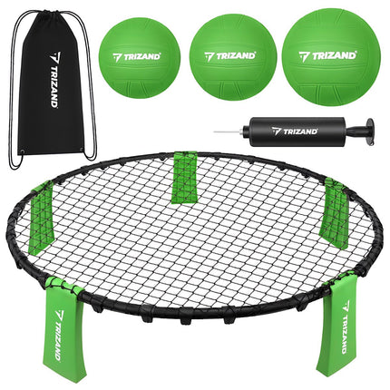Roundnet-Minivolleyballset mit 3 Bällen und Pumpe