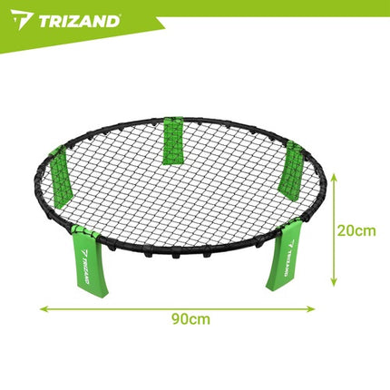 Roundnet-Minivolleyballset mit 3 Bällen und Pumpe