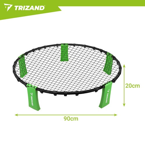 Ensemble de mini-volley-ball Roundnet avec 3 ballons et une pompe