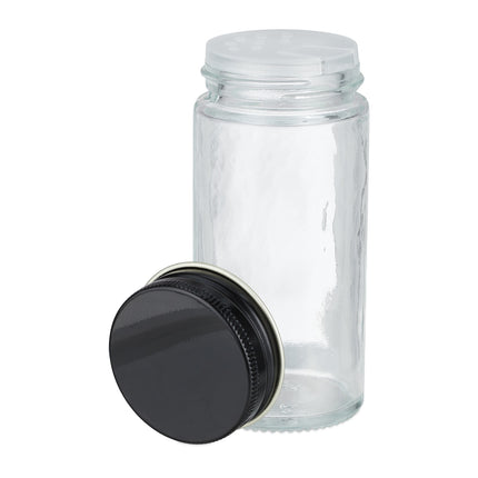 Pots à épices ronds avec étiquettes