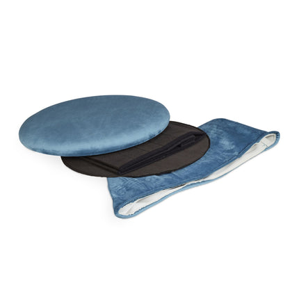Tabouret rond avec espace de rangement