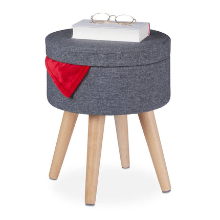Tabouret rond avec fonction table