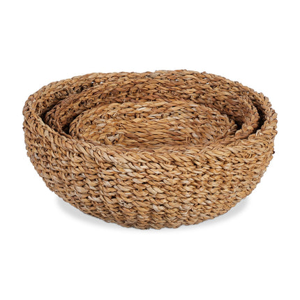 Lot de 3 paniers de rangement ronds