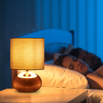 Lampe de table ronde avec fonction tactile