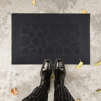 Gummi-Fußmatte mit Muster