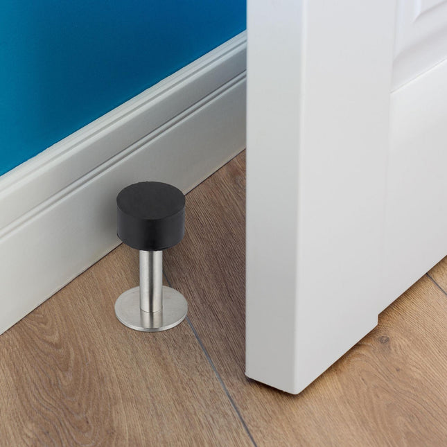 Butée de porte en caoutchouc, 2 pièces