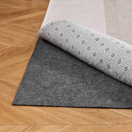 Rug Pad 3 x 5 ft, Non-Slip Felt Rubber Floor Protector