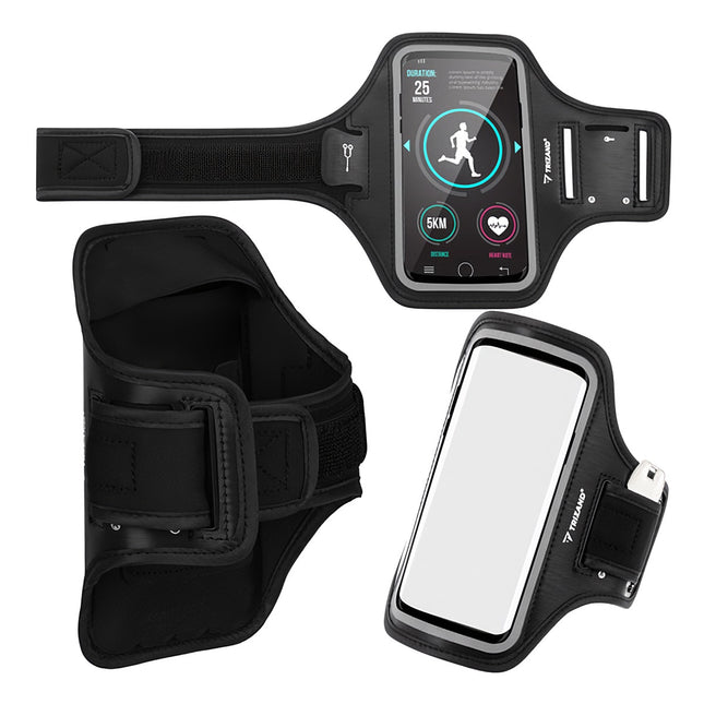 Brassard de course avec étui pour téléphone, étanche, tactile, 7 pouces