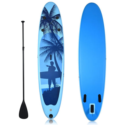 SUP Board Gonflable Stand Up Board Paddle Board Bleu-L