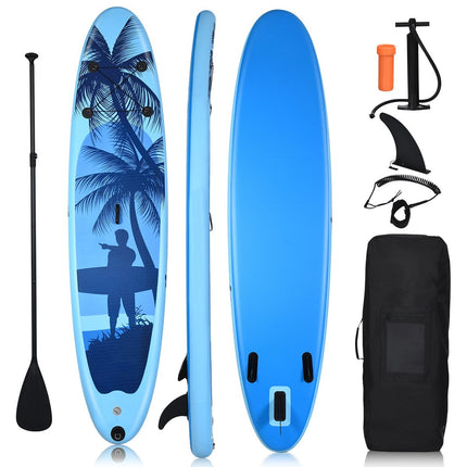SUP Board Aufblasbares Stand Up Board Paddle Board Blau-M