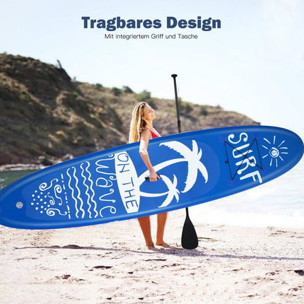 Planche de SUP gonflable, planche de stand up paddle, bleu marine-S