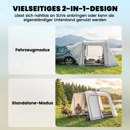 Tente de camping pour SUV, 4 personnes, 4 portes, imperméable 3000 mm