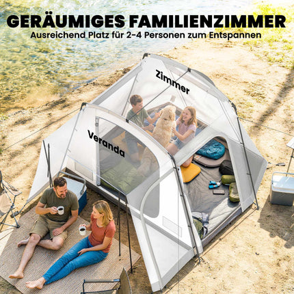 Tente de camping pour SUV, 4 personnes, 4 portes, imperméable 3000 mm