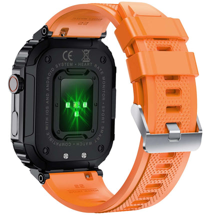 SWC-191O Bluetooth SmartWatch mit Herzfrequenz-, Blutdruck- und Blutsauerstoffsensor &amp; Anruffunktion