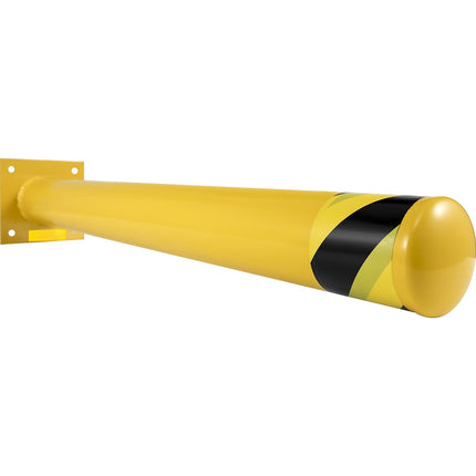 Safety Bollard Post, 36-Inch Steel, 4.5-Inch, 2-Pack