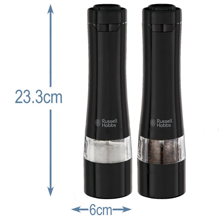 Salt&Pepper Mill Ceramic Steelwork black steel