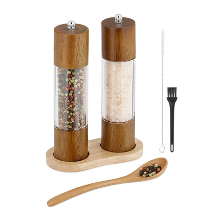 Salz- und Pfeffermühlen-Set mit Keramikmahlwerk