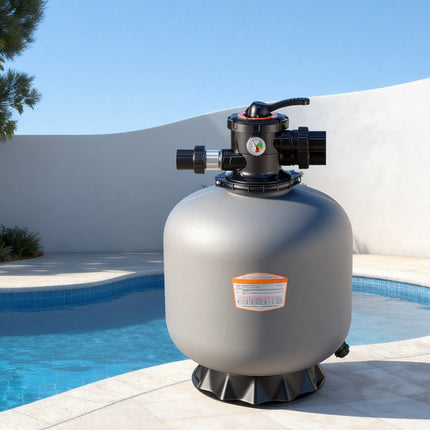 Sand Filter System 508 mm, 50 GPM, 7-Way Valve