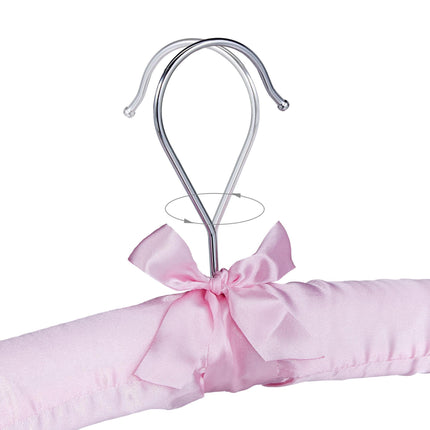 Satin-Kleiderbügel mit Clips