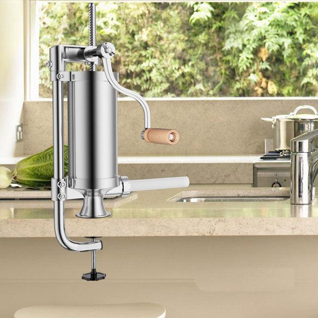 Machine à saucisses, acier inoxydable, capacité de 1,5 kg