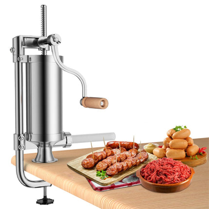 Machine à saucisses, acier inoxydable, capacité de 1,5 kg
