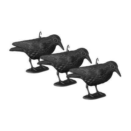 Épouvantail Corbeau Ensemble de 3