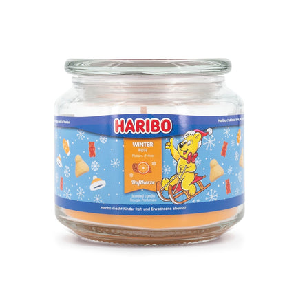 Bougie parfumée, pot de 300 g - Arômes fruités et sucrés
