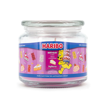 Bougie parfumée, pot de 300 g, arômes fruités et sucrés
