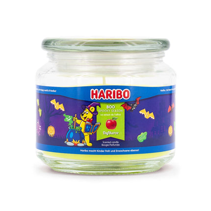 Bougie parfumée, pot de 300 g, arômes fruités et sucrés