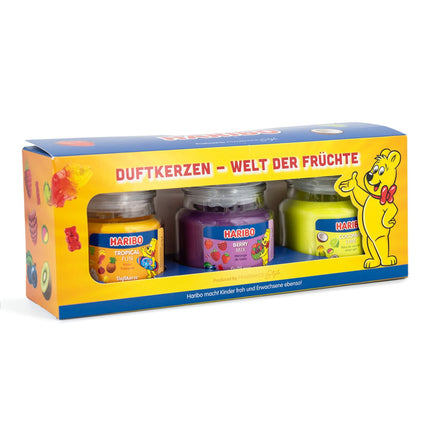 Coffret cadeau de bougies parfumées - 3 bougies en pot de verre