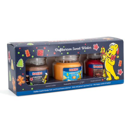 Coffret cadeau de bougies parfumées - 3 bougies en pot de verre