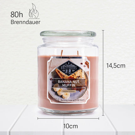 Bougie parfumée à deux mèches pour la relaxation