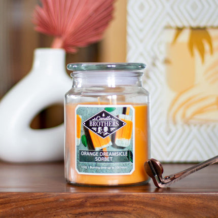 Bougie parfumée à deux mèches pour la relaxation